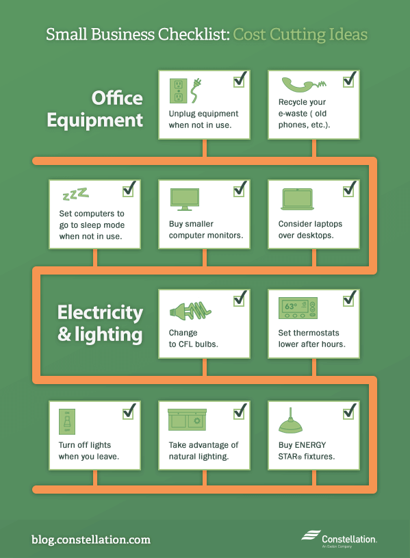 Small business checklist: cost cutting ideas Small business checklist: cost cutting ideas